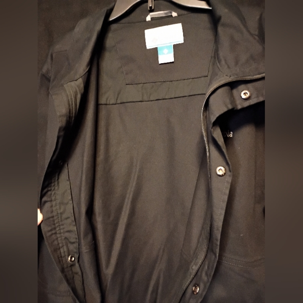 Columbia Loma Vista Black Field Jacket Snap/Zipper Men’s XL - Picture 8 of 11